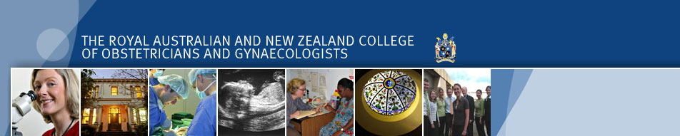 Employment advertisements for the Royal Aust. NZ College of O&G (RANZCOG)